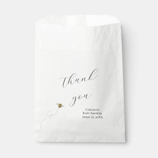 ママとビーのシャワー フェイバーバッグ (正面)