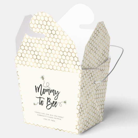 ママとビーのシャワー フェイバーボックス (オープン)