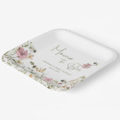 ママとビーのシャワー ペーパープレート (傾斜あり)