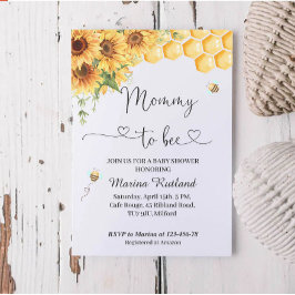 ママとビーのシャワー 招待状