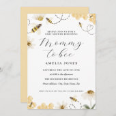 ママとビーのシャワー 招待状 (正面/裏面)