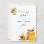 ママとビー男女兼用ビーシャワー 招待状 (正面)