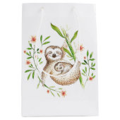 ママとベビーのナマズ ミディアムペーパーバッグ (正面)