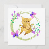 ママとベビーのヤマネコ空白のード (正面)