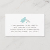 ママとベビーの鳥本依頼カード エンクロージャーカード (正面)