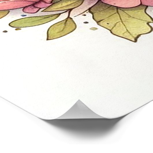 ママとベビーカエル ポスター (角)