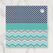 ママとベビークジラ赤ちゃんシャワーありがとうギフト フェイバータグ (裏面)