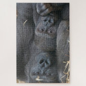 ママとベビーゴリラ ジグソーパズル (縦)