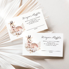 ママとベビーディアウッドランドおむつラッフルカード 名刺