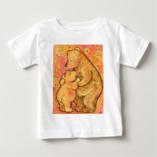 ママとベビーベア – ハグ – ベビーTシャツ