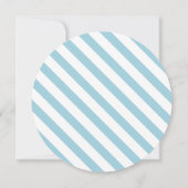 ママとベビーホエールボーイ赤ちゃんシャワー 招待状 (裏面)