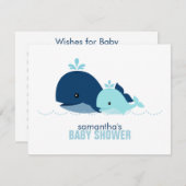 ママとベビーホエールママアドバイスカード{blue} アドバイスカード (正面/裏面)