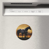 ママとベビー子馬 マグネット (インサイチュ (食洗機))