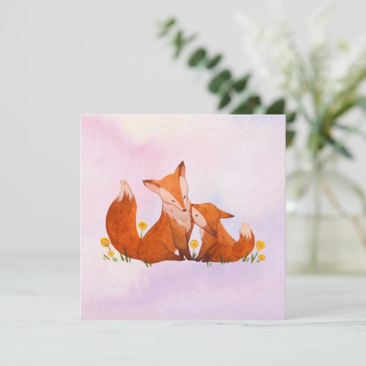 ママとベビー狐 (スタンド正面)