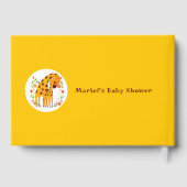 ママとベビー・キリンへのメッセージ ゲストブック (裏面)