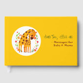 ママとベビー・キリンへのメッセージ ゲストブック (正面)