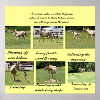 ママとベビー ポスター