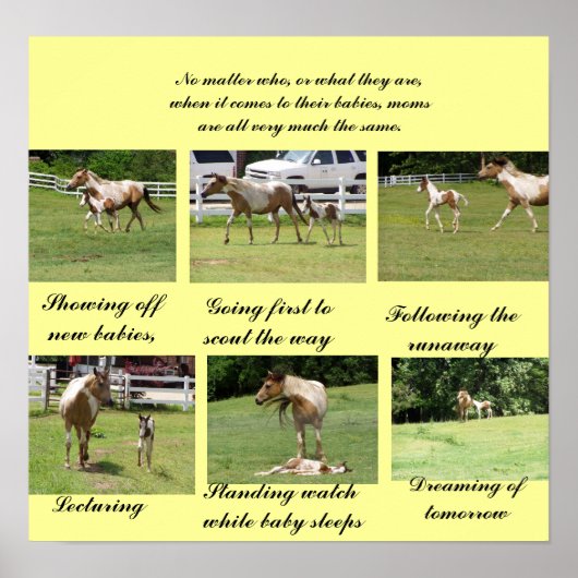 ママとベビー ポスター (正面)