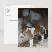 ママとベビー ポストカード (正面/裏面)