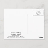 ママとベビー ポストカード (裏面)