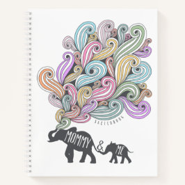 ママとミーのスケッチブック | ゾウ科 ノートブック