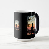 ママとモーニングヨガ モーフィングマグカップ (正面右)