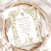 ママとリトルゴスリングボホベイビーシャワー 招待状