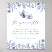 ママと一緒にお茶を飲む時間がおむつラッフル ポスター (正面)