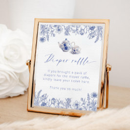 ママと一緒にお茶を飲む時間がおむつラッフル ポスター