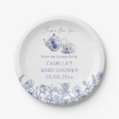 ママと一緒にお茶を飲む時間 ペーパープレート (正面)