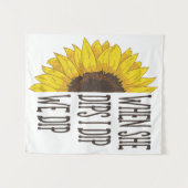 ママと一緒にお風呂に入ろう、パパも一緒 タペストリー (正面(横))