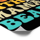 ママと一緒に混乱してはいけないGroovyスタイルママの日 ポスター (角)