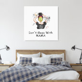 ママと一緒に遊ぶな キャンバスプリント (インサイチュ (寝室))