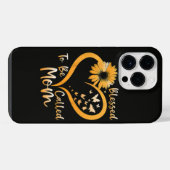 ママと呼ばれて幸せ iPhoneケース (裏面横)