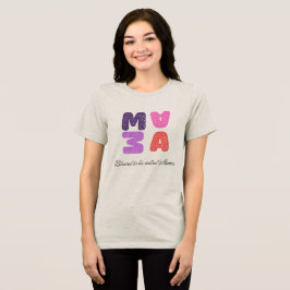 ママと呼ばれることに祝福を Tシャツ