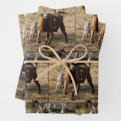 ママと子ヤギの包み紙シート ラッピングペーパーシート (インサイチュ)