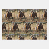 ママと子ヤギの包み紙シート ラッピングペーパーシート (正面3)