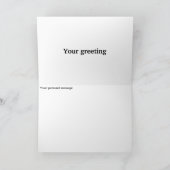 ママと子供のサイのカード カード (内部)