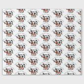 ママと子供の幸せな日 ラッピングペーパー (フラット)