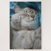 ママと子猫のパズル ジグソーパズル (縦)