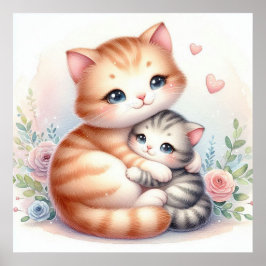 ママと子猫 ポスター