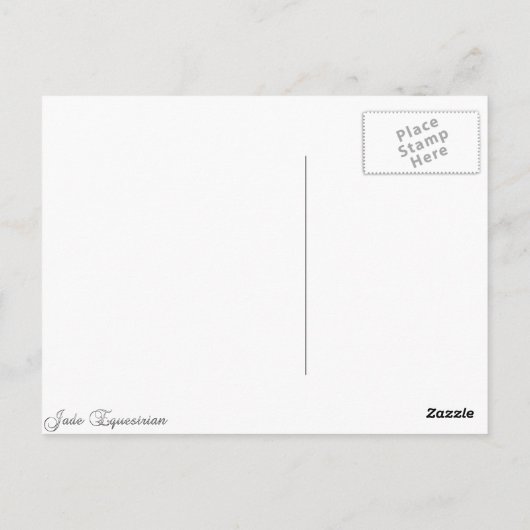 ママと子馬 ポストカード (裏面)