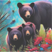 ママと子 シール (正面)