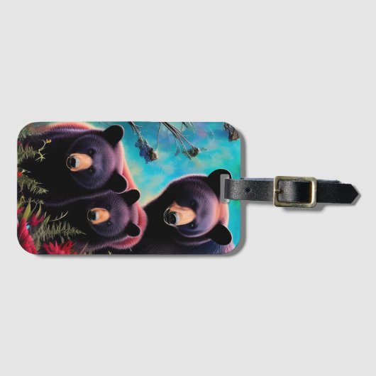 ママと子 ラゲッジタグ (正面横)