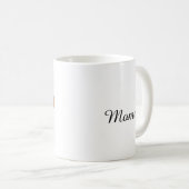 ママと家族の絆を祝うペアマグカップ コーヒーマグカップ (正面右)