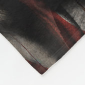 ママと息子いつもバスケやってる フリースブランケット (角)