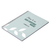 ママと私の子供の日記 毎日魔法のノート ノートブック (左側)