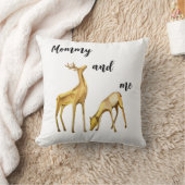 ママと私の鹿 クッション (ブランケット)