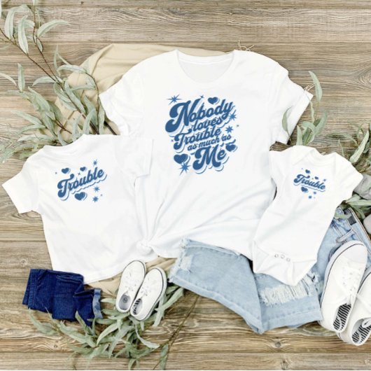 ママと私ほど困る人はいない ベビーボディスーツ