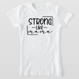 ママと私をコーディネートする強い Tシャツ